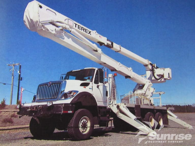 110' TEREX HIRANGER TM105 ARTICULATING & TELESCOPIC MATERIAL HANDLING ...