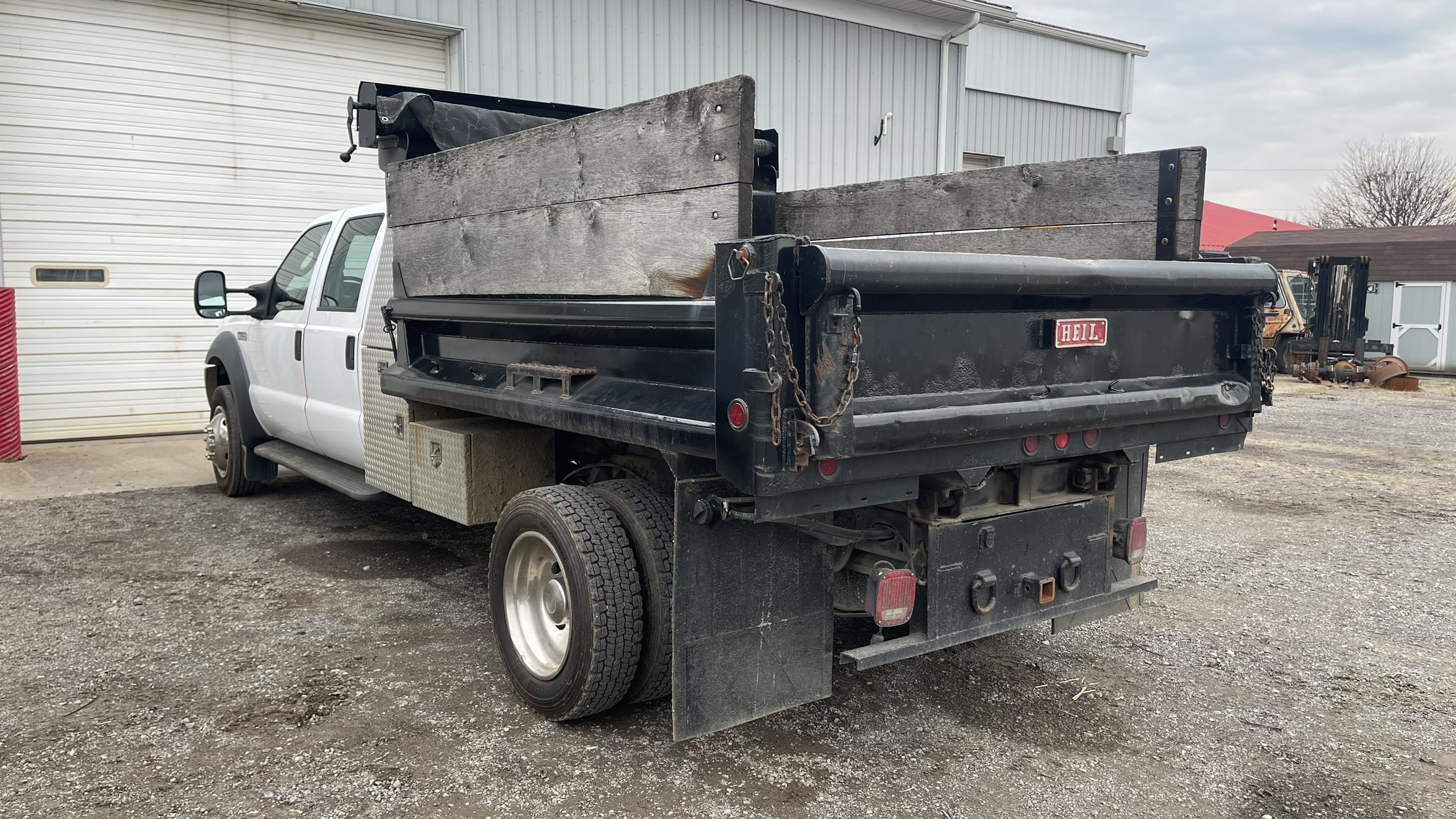 2005 FORD F550 4X2 WITH 8' HEIL DUMP BED Sunrise Equipment