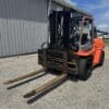 TOYOTA 7FDU60 DIESEL FORKLIFT 11,950 LBS CAPACITY- 160" 3-WAY POWER FORKS VERY LOW HOURS FROM MAJOR ELECTRIC UTILITY COMPANY - Image 2