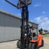 TOYOTA 7FDU60 DIESEL FORKLIFT 11,950 LBS CAPACITY- 160" 3-WAY POWER FORKS VERY LOW HOURS FROM MAJOR ELECTRIC UTILITY COMPANY - Image 11