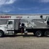 40‑TON ELLIOTT 40142R ON 2016 PETERBILT 365 TRI-DRIVE– 142′ BOOM TRUCK WITH 207′ TIP HEIGHT & BASKET PLATFORM– LOW MILES- LIKE NEW RECONDITIONED/CERTIFIED - Image 2