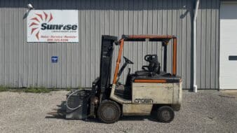1999 CROWN 55FPTT-188 ELECTRIC FORKLIFT 48V 5000 LBS CAPACITY