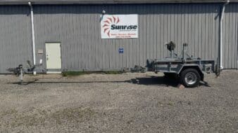 2006 SAUBER 1521-PRC GALVANIZED EXTENDABLE POLE TRAILER